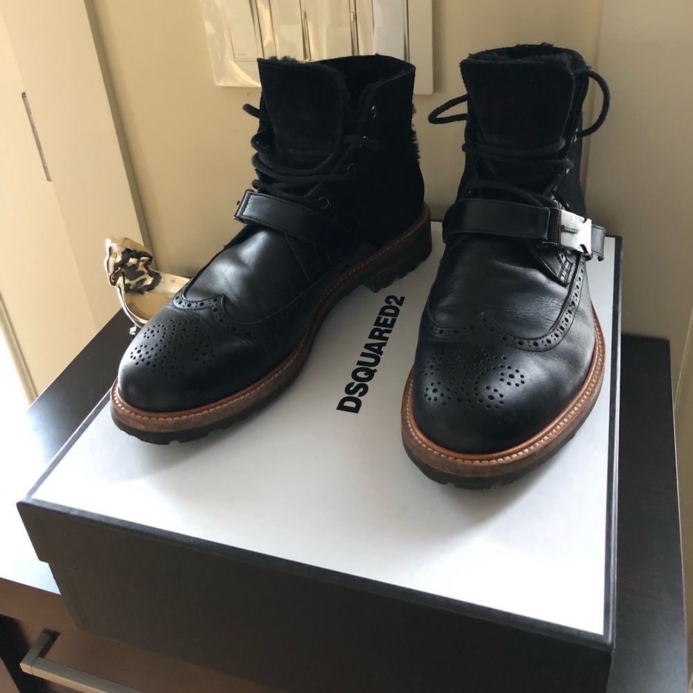 DSquared hiking boots